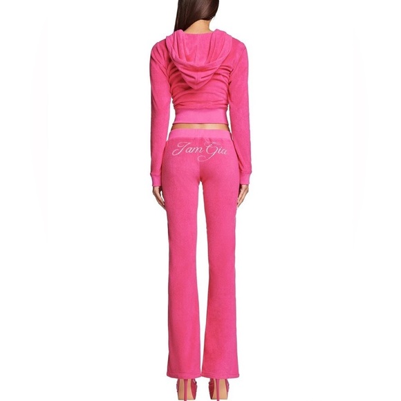 Nwt: I AM GIA  🌺KAMERON TERRY TRACKPANT - Picture 1 of 8